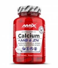 AMIX Calcium + Mg & Zn 100 Tabs.