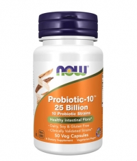 NOW Probiotic-10 ™ / 25 Billion / 50 Vcaps