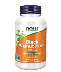 NOW Black Walnut Hulls 500mg. / 100 Caps.