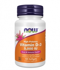 NOW Vitamin D-3 / 5000 IU / 120 Softgels