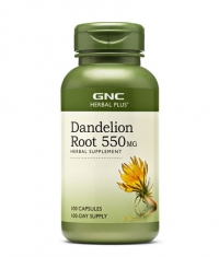 GNC Herbal Plus® Dandelion Root 550 mg. / 100 Caps.