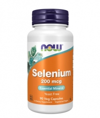 NOW Selenium / Yeast Free / 200 mcg / 90 Vcaps