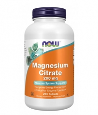 NOW Magnesium Citrate 200 mg / 250 Tabs