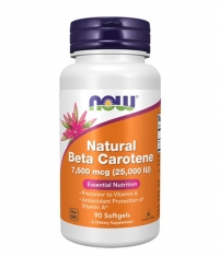 NOW Beta Carotene Natural 25.000 IU / 90 Softgels