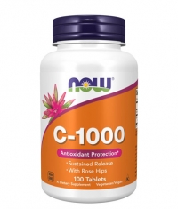 NOW Vitamin C-1000 /Sustained Release with Rose Hips/ 100 Tabs