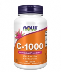 NOW Vitamin C-1000 with Rose Hips & Bioflavonoids / 100 Тabs