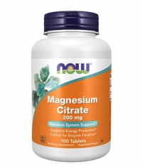 NOW Magnesium Citrate 200 mg / 100 Tabs