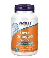 NOW Ultra Omega 3 Fish Oil / 90 Softgels