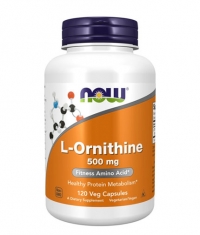 NOW L-Ornithine 500 mg / 120 Vcaps