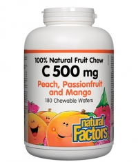 NATURAL FACTORS Vitamin C 500mg Chewable Frutti / 90 Tabs