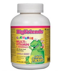 NATURAL FACTORS Big Friends Children's Chewable Multi-Vitamins & Minerals / 60 Chews.