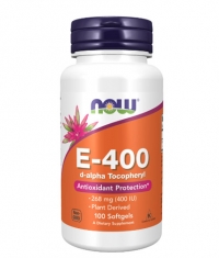 NOW Vitamin E-400 IU (DL-alpha-tocopherol) / 100 Softgels