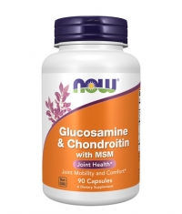 NOW Glucosamine & Chondroitin with MSM / 90 Caps