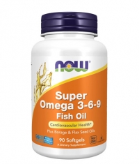 NOW Super Omega 3-6-9 / 1200 mg / 90 Softgels