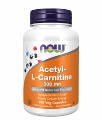 NOW Acetyl L-Carnitine 500 mg / 100 Vcaps