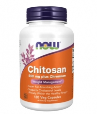 NOW Chitosan 500mg Plus Chromium / 120 Vcaps