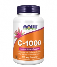 NOW Vitamin C-1000 with 100 mg Bioflavonoids / 100 Vcaps