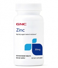 GNC Zinc 30 mg / 100 Tabs