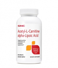 GNC Acetyl-L-Carnitine + Alpha Lipoic Acid / 60 Caps